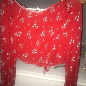 OFF THE SHOULDER TOP !!! Floral and so cute !